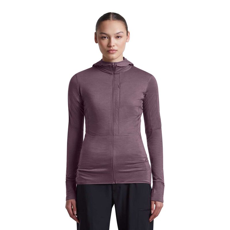 Icebreaker W Merino 200 RealFleece Descender LS Zip Hoodie image number 0
